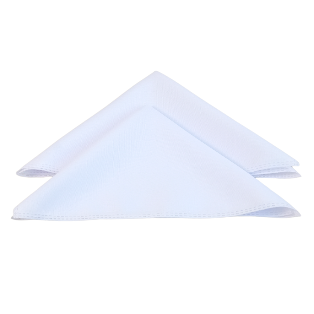 Kit 2 Guardanapos Basic 35cm x 35cm 100% Poliéster Tecido Oxford