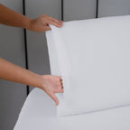 Jogo de Lençol Dia A Dia Liso 3 Peças Casal 80% Algodão / 20% Poliéster Percal 180 Fios