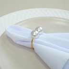 Kit 2 Anéis Para Guardanapos 4cm x 3cm Argola Metal