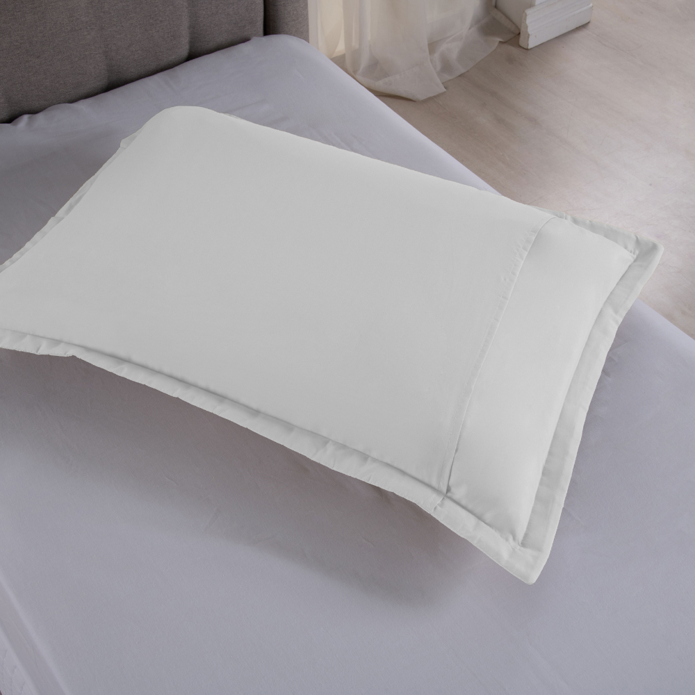 Porta Travesseiro Dia A Dia 1 Peça 70cm x 50cm 80% Algodão / 20% Poliéster Percal 180 Fios