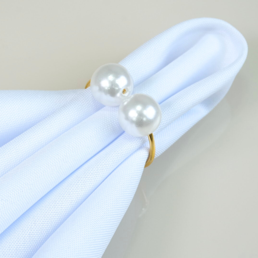 Kit 2 Anéis Para Guardanapos 4cm x 3cm Argola Metal