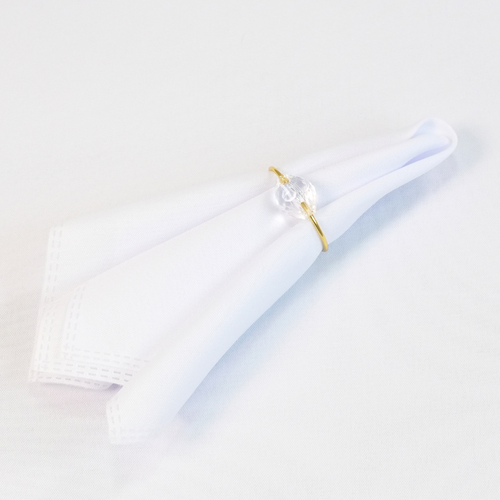 Kit 2 Guardanapos Basic 35cm x 35cm 100% Poliéster Tecido Oxford